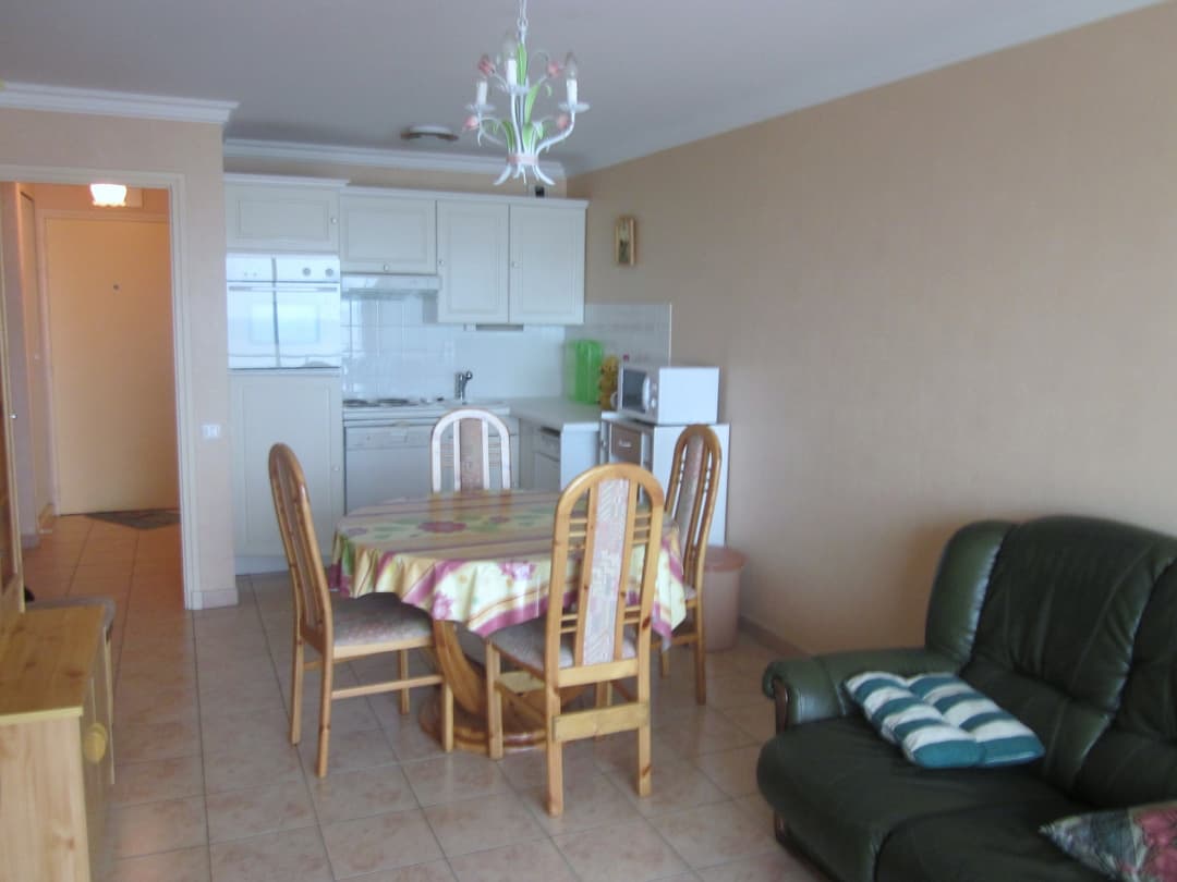 Appartement : Type 2 cabine face mer avec grande terrasse, Bray-Dunes